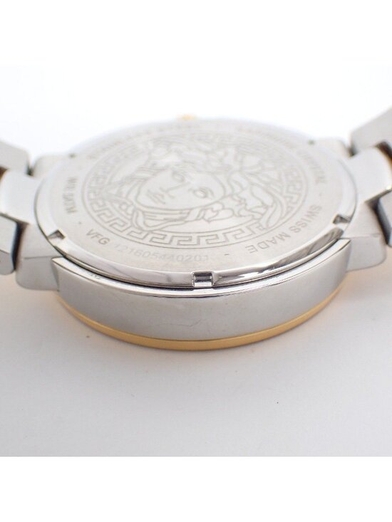 Versace Mystic Sports Chronograph Quartz Watch Duo Black Dial SS Vfg Pawn